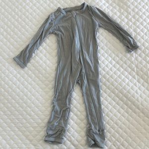 Kyte Baby | long sleeve romper | storm | 6 - 12 mo